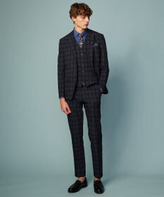 JOSEPH ABBOUD 【ウエストも伸びる！ストレッチ・洗える・軽量・防しわ・速乾・エコ撥水】ライトウェーブ パンツ