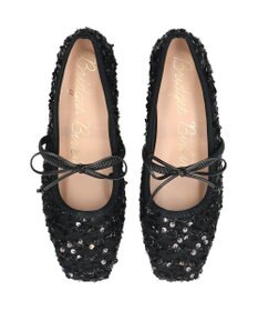 Bridget Birkin 【Bridget Birkin】ツイードスパンコールリボンパンプス