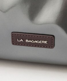 LA BAGAGERIE ソフトエナメル2WAYハンドバッグ Mサイズ