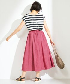 ANY 【接触冷感・UVケア】TCオーガビッツボーダー Tシャツ