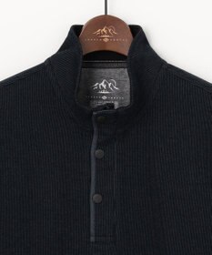 JOSEPH ABBOUD MOUNTAIN 【オーガニックコットン使用/JAPANファブリック】メランジピケ　スタンドカットソー