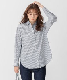 自由区 【洗える】ストレッチシャーティング ベーシック シャツ