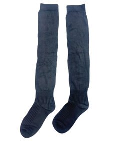 WEGO リブ切替ハイソックス