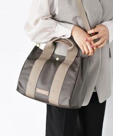 Hekhèr Le Style de Vie 新色追加【日本製 / 2WAY】PUコートコットンキャンバス トートバッグ medium