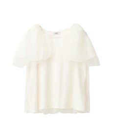 earth music&ecology チュールレイヤードプルオーバー