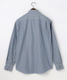 JOSEPH ABBOUD 【シルク混・上質】シルクコットンストライプ シャツ