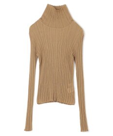 uncrave シアーニット タートルネック トップス（uncrave WHITE）