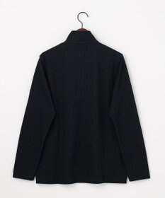 JOSEPH ABBOUD MOUNTAIN 【オーガニックコットン使用/JAPANファブリック】メランジピケ　スタンドカットソー