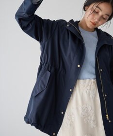 YECCA VECCA [撥水/花粉ガード]ミドル丈マウンテンパーカー