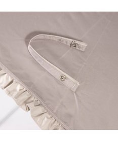 UNBILLION カシュネ cachenez / 【晴雨兼用】【日傘】 【UV カット率99.999.9％以上】PUバイカラーフリルトップレス折りたたみ傘