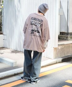 WEGO 【ユニセックス着用ITEM/2点SET】アクセ付きグラフィックアンサンブルT（LS）