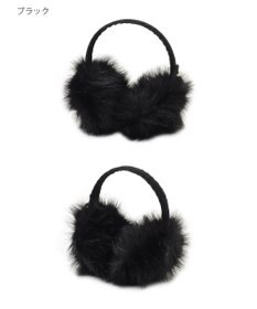 MOONBAT FURLA(フルラ)キラキラフェイクファー イヤマフ 無地