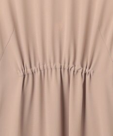 BEIGE， 【洗える】FLEUR / ニットコンビハイネックノースリーブドレス