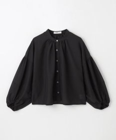 ANY シアーテックリネンギャザーブラウス