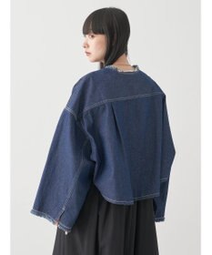 earth music&ecology スクエアデニムシャツ