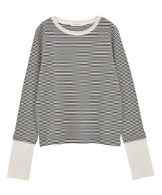 AMERICAN HOLIC 袖チュールレイヤードプルオーバー