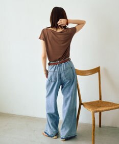 YECCA VECCA 【接触冷感】ドレープカットトップス