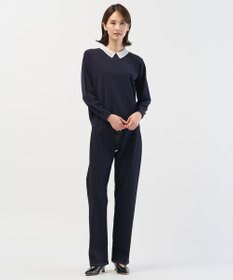 J.PRESS LADIES L 【洗える】BASIC STRETCH DENIM ボーイフィット デニム