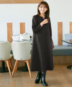 Tiaclasse 【洗える】ピーチスキンAラインワンピース