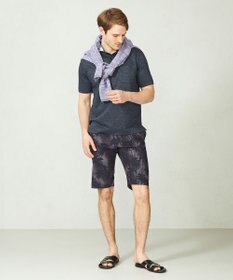 JOSEPH ABBOUD 【驚きの多機能】ライトウェーブ リゾートプリントハーフパンツ