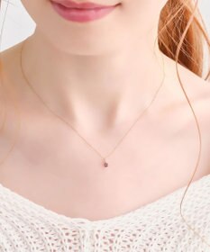 Phoebe 【K10】ジュエルラックネックレス　アメジスト/2月誕生石/天然石/全長:40cm/BOX＆ショッパーつき