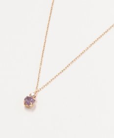 Phoebe 【K10】ジュエルラックネックレス　アメジスト/2月誕生石/天然石/全長:40cm/BOX＆ショッパーつき