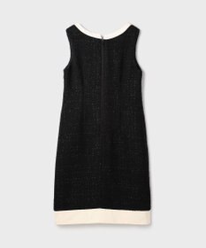 GRACE CONTINENTAL ツイードトリミングワンピース