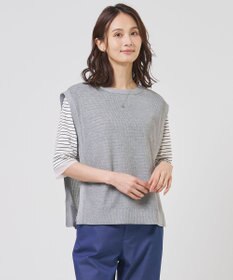 J.PRESS LADIES Vis/Pe スパーク ニット ベスト