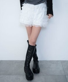 WEGO レースフリルマイクロショートパンツ