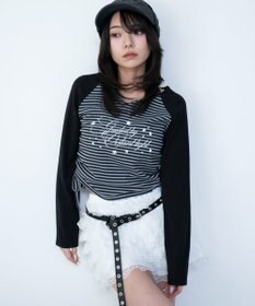 WEGO レースフリルマイクロショートパンツ