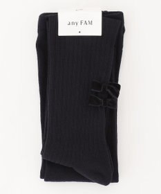 ANY KIDS タイツ（リブ×リボン）