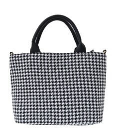 Maison de FLEUR 2Way千鳥柄フリルトートMバッグ