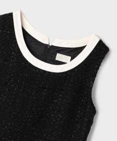 GRACE CONTINENTAL ツイードトリミングワンピース