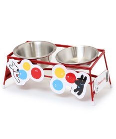 PET PARADISE リサとガスパール ワイヤーえさ皿 《風船柄》 小2個