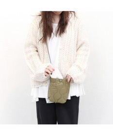 UNBILLION cachecache ナイロンキルティングスマホショルダー