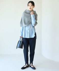 UNFILO 【WEB/一部店舗限定】ふわふわニット ケープスヌード