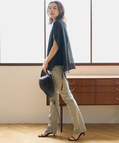 UNFILO 【洗える】シアーレイヤード Tシャツ