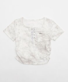 WEGO ブローチ付きレースアップT