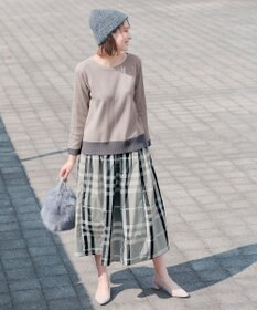 Tiaclasse フェイクファー巾着バック