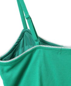 earth music&ecology メッセージプリントカップ付きキャミソール