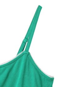 earth music&ecology メッセージプリントカップ付きキャミソール