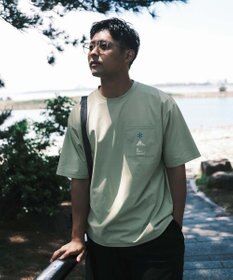 SHARE PARK MENS 【UVカット・吸水速乾・ストレッチ・軽量 】ポケットロゴTシャツ（L・XLサイズ）