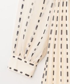 GRACE CONTINENTAL ドットストライププリントワンピース