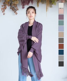 Tiaclasse 【洗える】ストール風カーディガン