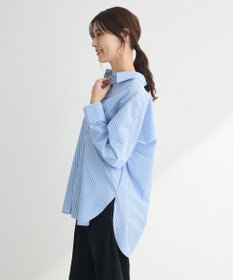 Green Parks イージーケアストライプシャツ