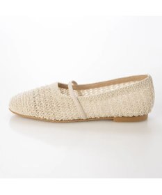 ing <ing>メッシュコードフラットシューズ