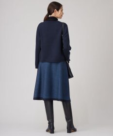 自由区 【WEB限定カラーあり・洗える】リバーシブルニット セットアップ(プルオーバー×フレアスカート)