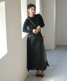 #Newans オーガンジーオリガミヘムスカート