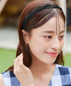 Tiaclasse ツイストデザインブレイドカチューシャ