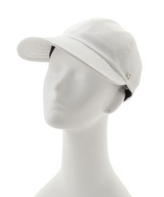 MOONBAT 【遮光100％/遮熱/UVカット】FURLA(フルラ)アーチロゴ ロングつば キャップ 帽子  手洗い可能/日本製